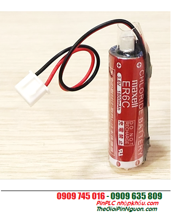 Pin nuôi nguồn Maxell ER6C Lithium Thionyl Chloride Battery 3.6v AA 1800mAh chính hãng Made in Japan